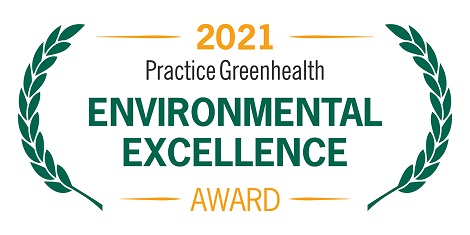 Practice Greenhealth Environmental Award seal