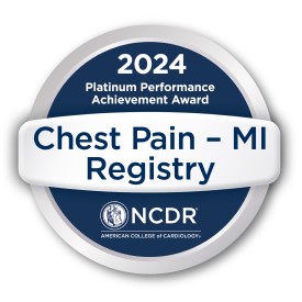 2024 Platinum Performance Achievement Award Chest Pain - MI Registry NCDR