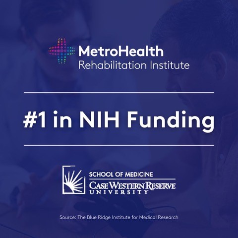Department of Physical Medicine and Rehabilitation Ranks No. 1 in NIH Funding
