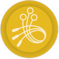 Logo with Functional Electrical Stimulation wires