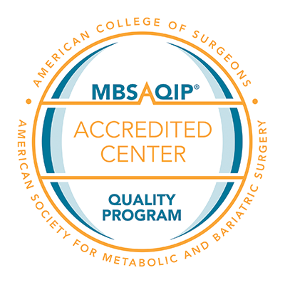 MBSAQIP Accredited Center badge